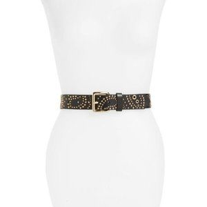 Rebecca Minkoff Bandana Studded Belt Size S